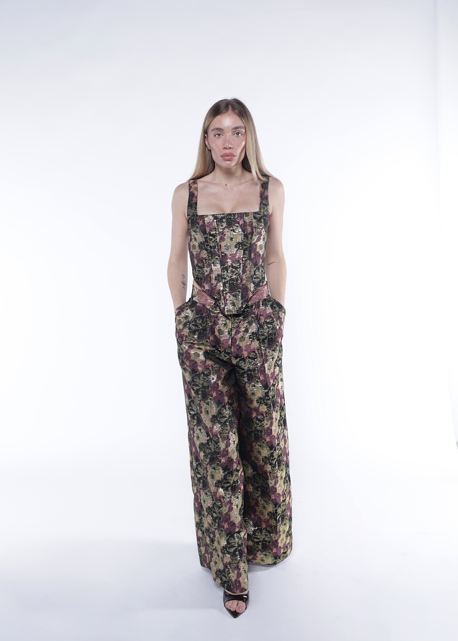 Midnight Brocade Trousers